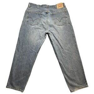 Vintage Levis 560 Jeans Mens 36x30 Medium Wash Relaxed Blue Denim Distressed Y2K
